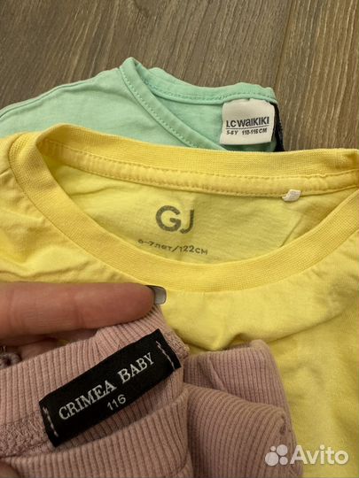 Вещи пакетом на девочку 110