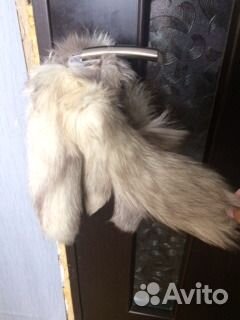 Хвосты песца натуральные