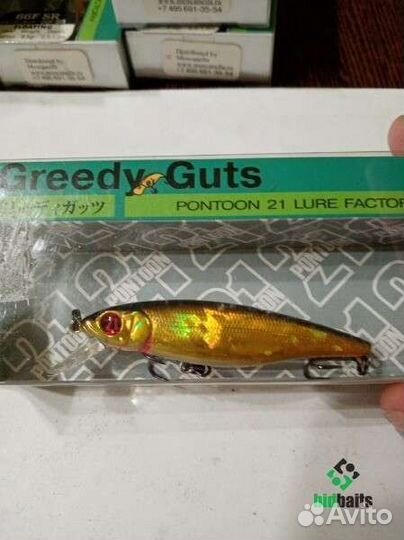 Воблеры 21 pontoon Greedy-guts 66F-SR 6.5g 66mm