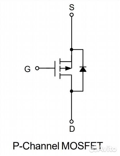 Микросхема APM4015P P-Channel MOSFET 40V 45A TO252