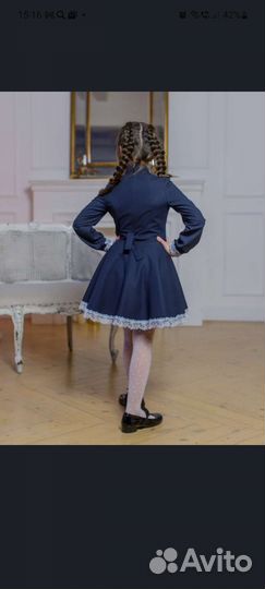 Школьное платье для девочки 134