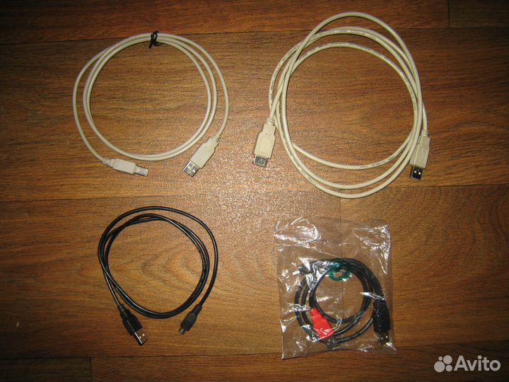 Кабели питания, USB, VGA и др
