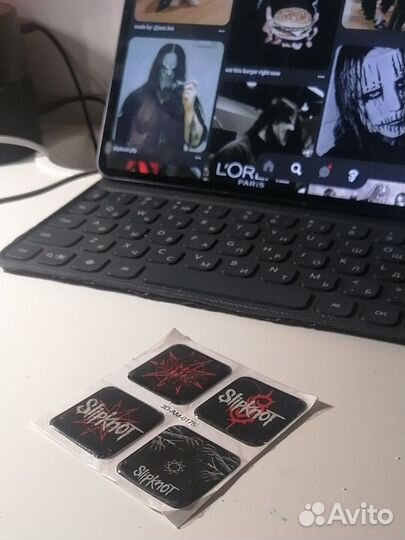 3d наклейки slipknot