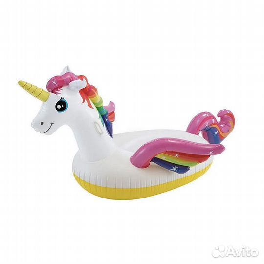 Надувной матрас-плот Единорог Intex