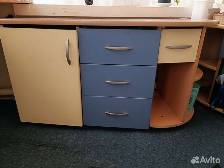 Тумба -комод в детскую с ящиком и полками
