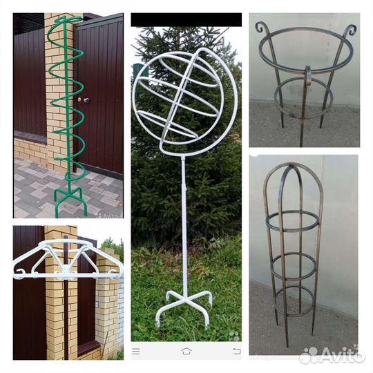 Опоры для цветов, растений, штамбовых роз