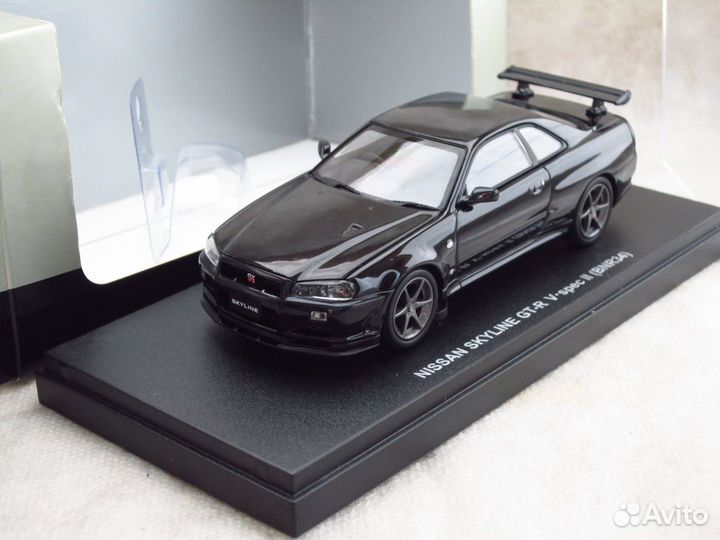 Nissan Skyline GT-R V spec II 2002 (BNR34) 1/43 Ky