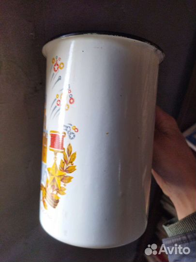 Кружка эмалированная москва Кремль 1945 1985 СССР