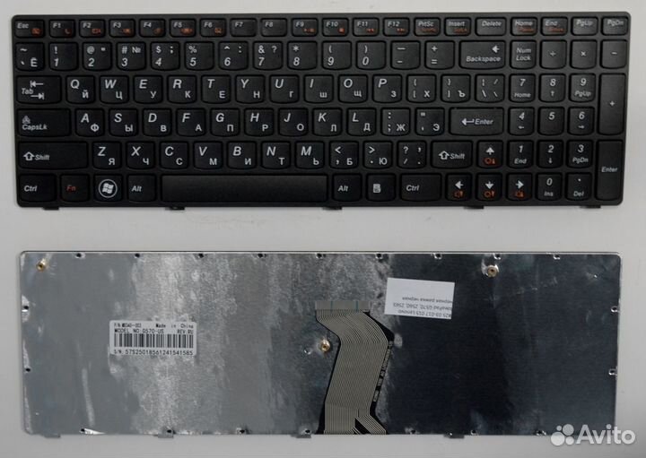 Клавиатура для ноутбука Lenovo IdeaPad G570, Z560