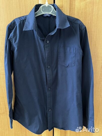 Рубашка школьная для мальчика 128-134