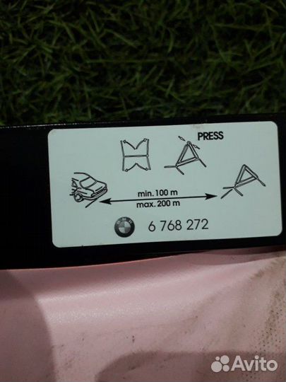 Знак аварийной остановки Bmw 528I E60 N52B30AE