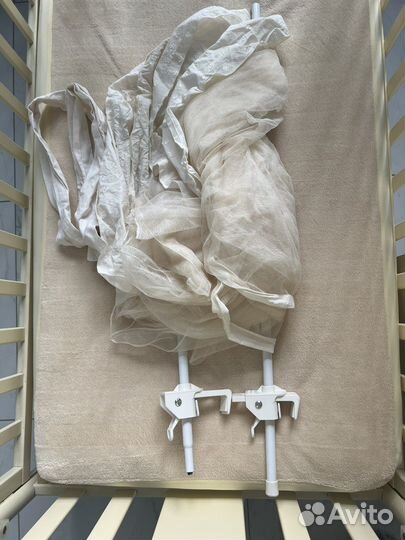 Кровать детская pali, комод, балдахин и белье pali