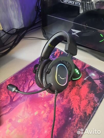 Игровые наушники для пк fifine ampligame H6