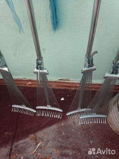 Грабли веерные раздвижные новые