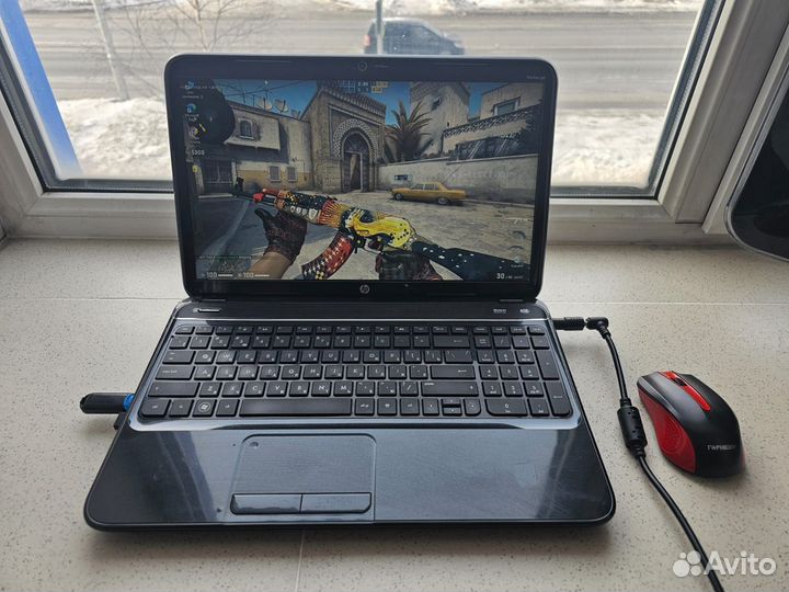 Ноутбук Hp + ssd + мышка + сумка