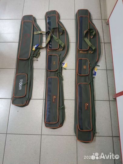 Чехол 2х секционный для удочек 110, 135, 150см