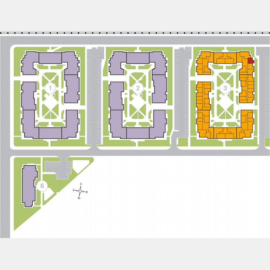 1-к. квартира, 37,3 м², 3/4 эт.