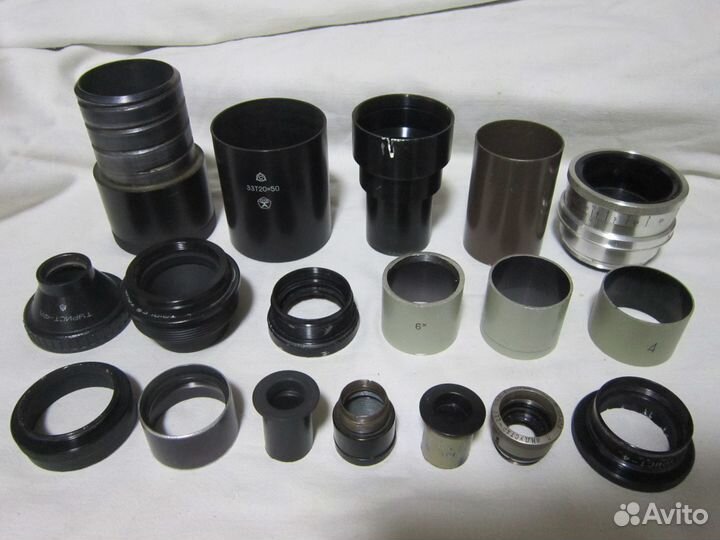 Разные детали для микроскопов и телескопов