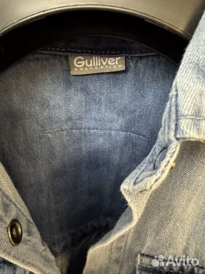Платье рубашка Gulliver на девочку
