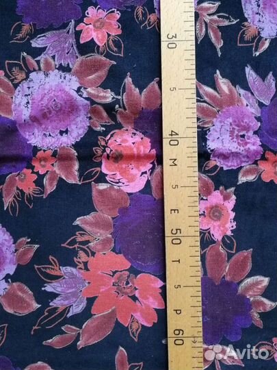 Ткани отрезы вельвет, замша иск