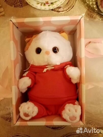 Котик Ли Ли в спортивном костюме, новая, 20 см