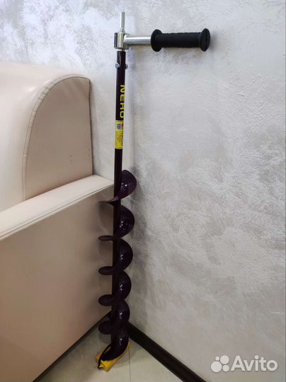 Ледобур шнек Неро правого вращения под шуруповёрт