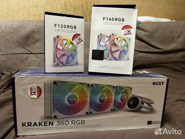 Водяное охлаждение Nzxt kraken 360 купить в Москве | Электроника | Авито