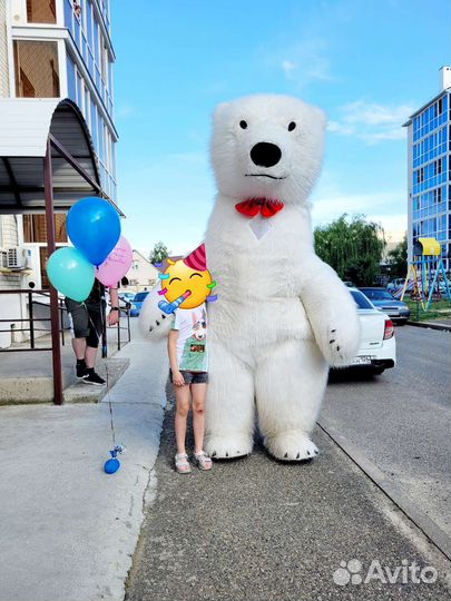 Белый мишка поздравление