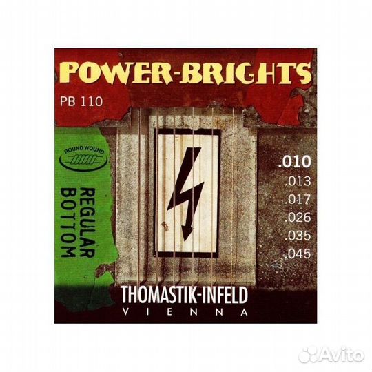 Струны для гитары Thomastik PB110 Power-brights