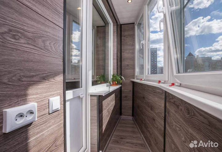 Отделка балконов и лоджий