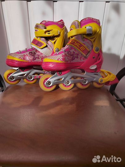 Ролики детские раздвижные 31-34 размер