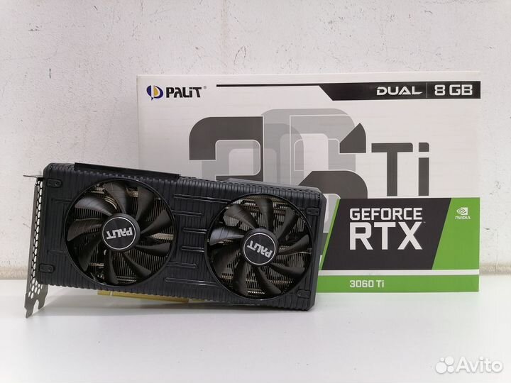 Видеокарта Palit nvidia GeForce RTX 3060Ti 8GB