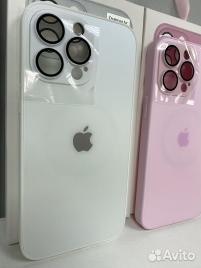 Чехол стекло iPhone 14 pro max AG-Glass MagSafe