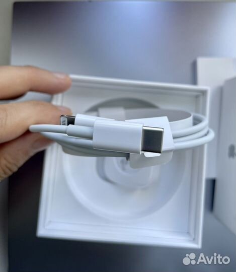 Кабель apple lightning type c, коробка амбюшуры