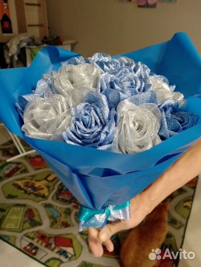 Букет из искусственных роз