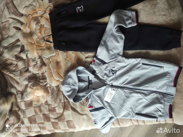 Спортивный утеплённый костюм на подростка