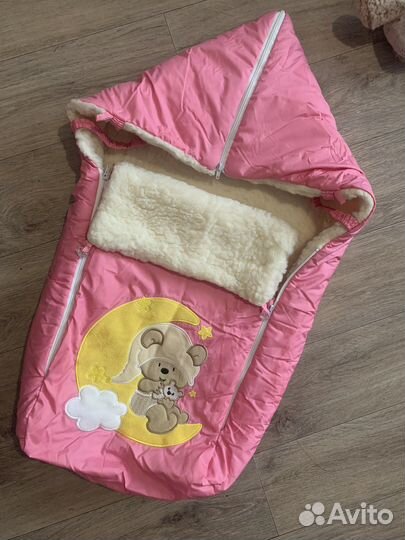 Зимний конверт в коляску