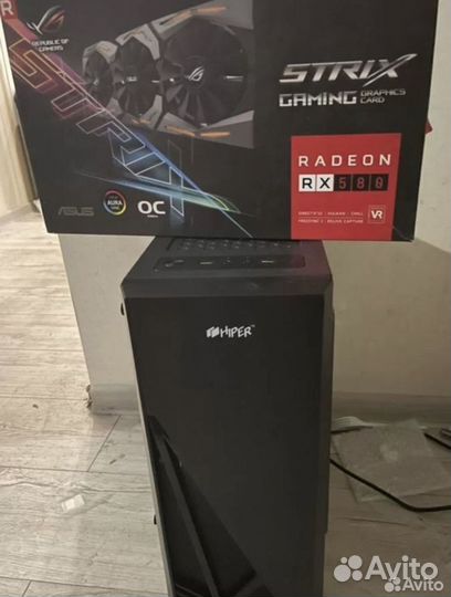 Игровой пк (ryzen 2600, rx 580 8gb, ssd 256)