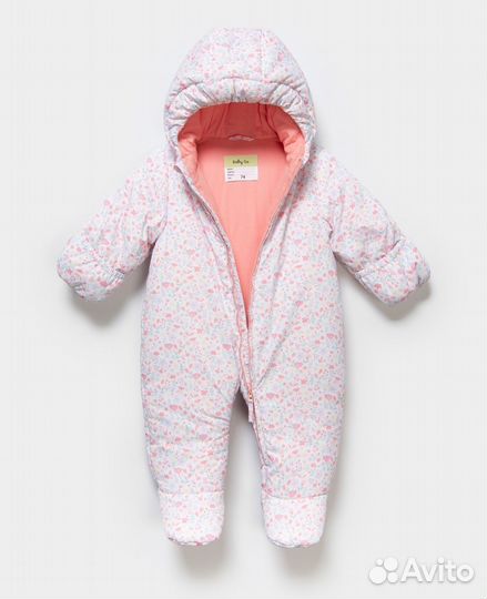 Зимний комбинезон для девочки новые 62 68 74 80