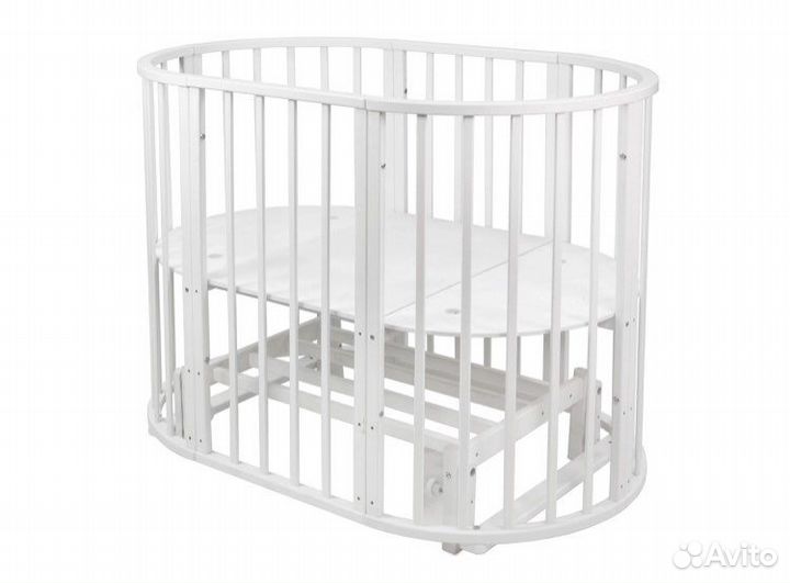 Детская кроватка Бук(Premium) с маятником 8в1