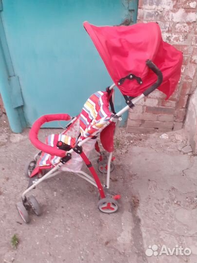 Детская прогулочная легкая коляска