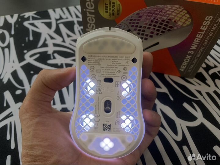 Steelseries Aerox 3 Wireless White 2022