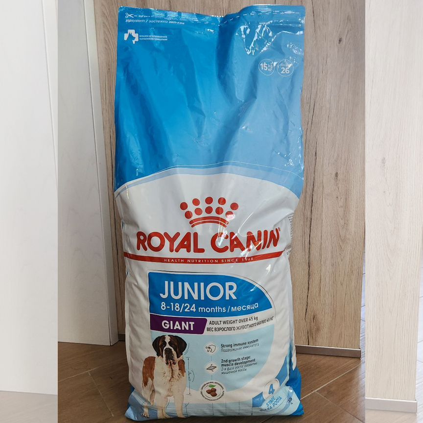 Корм для собак Royal Canin Junior Giant 15 кг