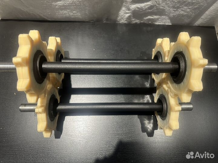 Вал ведомый мотобуксировщика со звездами 510