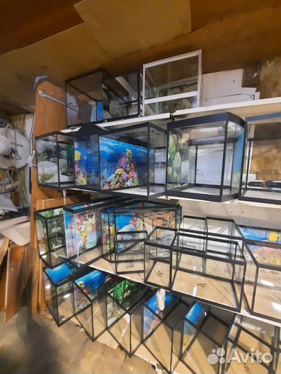 Аквариумы, крышки, тумбы в наличии и под заказ