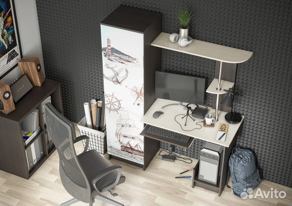 Компьютерный стол с фотопечатью кс-001