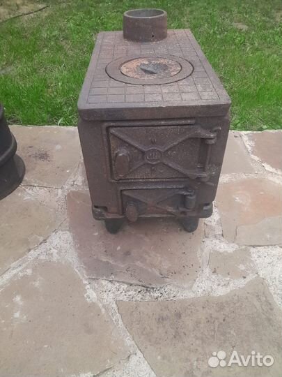 Печь буржуйка чугунная разборная СССР