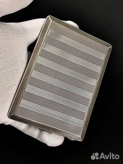 Портсигар антик 1927г серебро Англия