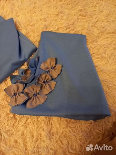 Комплект шапка и снуд женский