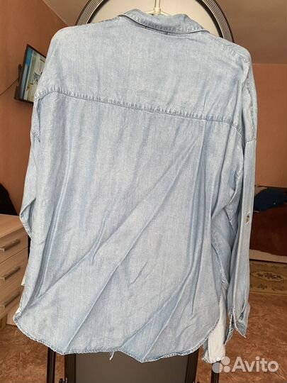 Джинсовая рубашка Massimo dutti